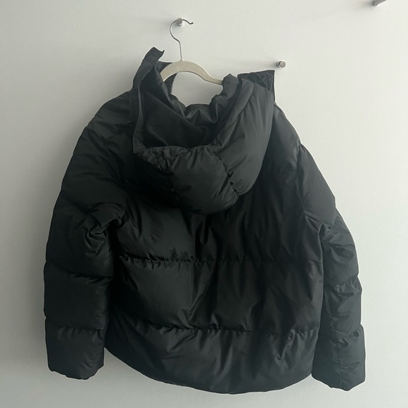 A.P.C Black puffer jacket with hood - Picture 3 of 9